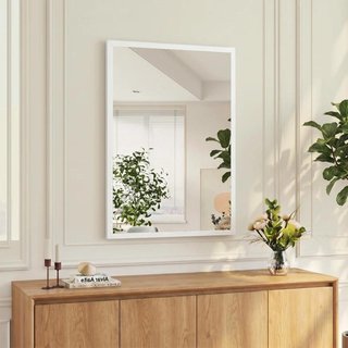 Espejo Baño Rectangular 50x70cm Pared Blanco