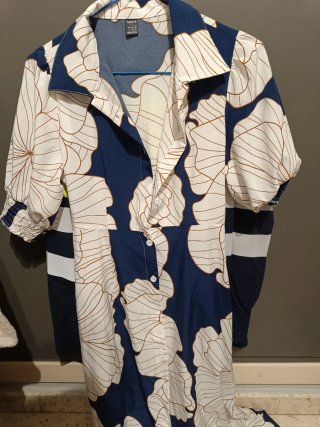 Vestido Camisero SHEIN Estampado Talla M