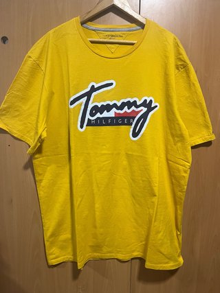 Camiseta Tommy Hilfiger Amarilla Talla XXXL