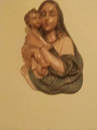 Figura de Virgen con Niño
