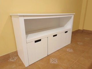 Mueble de Madera Blanco