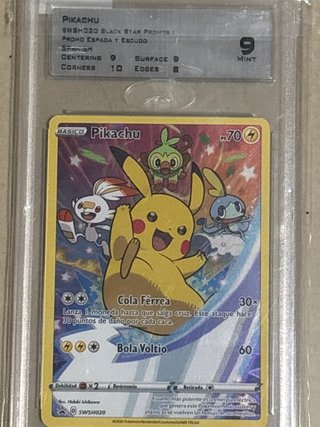 Carta Pokémon Pikachu Promo SWSH020
