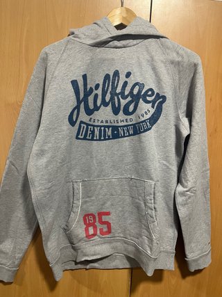 Sudadera Hilfiger Denim Gris Talla L