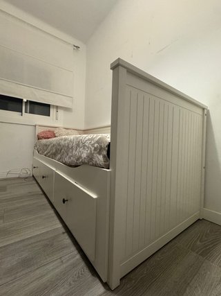 Estructura de cama HEMNES con 3 cajones
