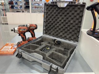 KIT DE TALADRO ATORNILLADOR Y TALADRO STAYER PBL224P-ISL224 +2 BATERIAS +CARGADOR +CAJA