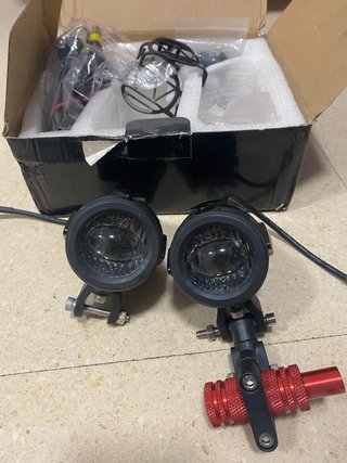Luces Antiniebla LED para Moto + Soportes y Acc