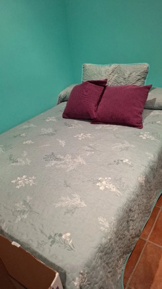 Cama con base tapiflex 135x190