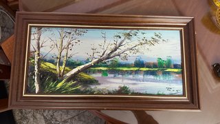 Cuadro al óleo de paisaje