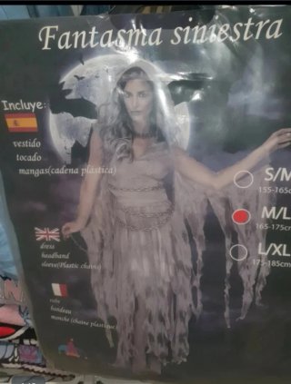 Disfraz de Fantasma Siniestra