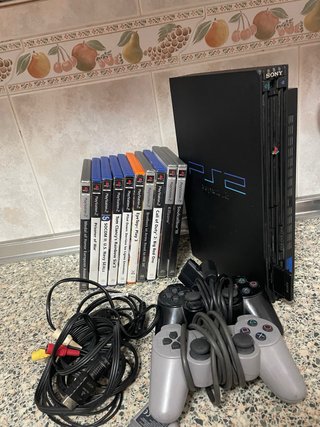 Consola PlayStation 2 (PS2) Fat y Juegos