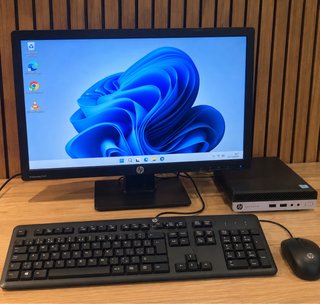Mini Pc HP EliteDesk i5 16GB RAM + Monitor