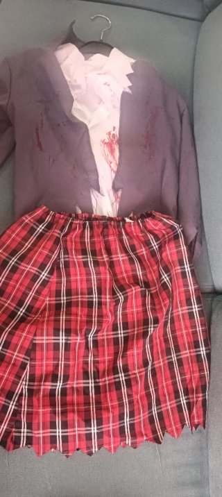 Disfraz de Colegiala Zombi para Halloween Talla 10
