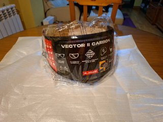 Pantalla casco LS2 FF811 Vector II carbon ahumada.