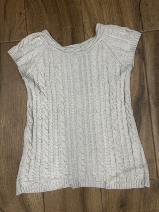 Camiseta Manga Corta Zara Knit Beige Talla L