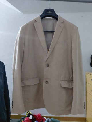 Blazer Caballero Camel 2 botones. Sport