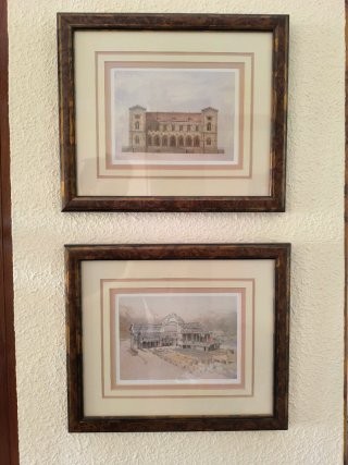Set de 2 Cuadros de Edificios