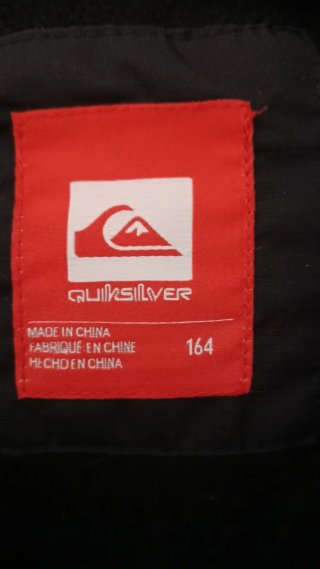 Plumas Quiksilver Negro Niño