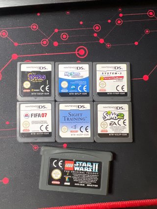 Lote de 7 Juegos para Nintendo DS