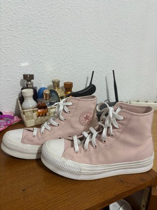 Zapatillas Converse Altas Rosas