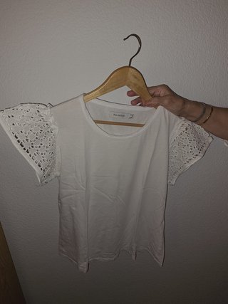 Blusa Blanca Pedro del Hierro Talla M