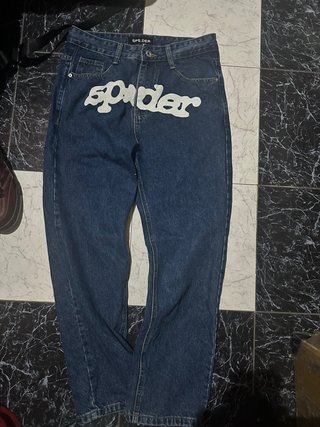 Jeans Sp5der Azul Talla 38