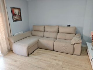 Sofá Chaise Longue Beige