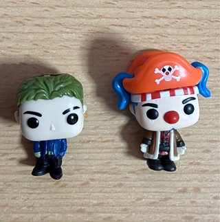 2 Figuras Funko Kinder Joy One Piece