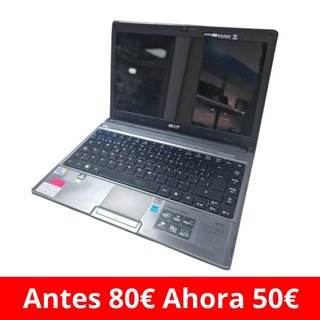 Portátil Acer Aspire 3810T (viene con garantia)