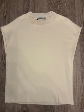 Camiseta Mango Crudo Talla L