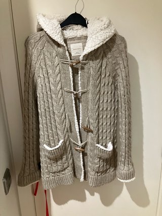Chaqueta de punto Zara Knit beige