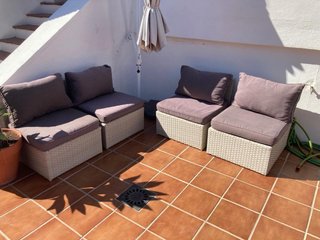 Set de 4 Sillones de Terraza en Ratán