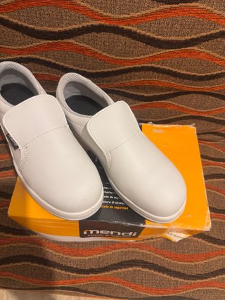 Zapato de seguridad Mendi blanco