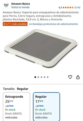 Soporte para Empapadores Amazon Basics