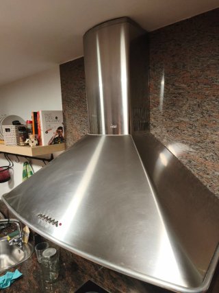 Campana extractora Teka de acero
