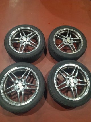 4 Llantas Renault RS Sport Cromadas 4x100
