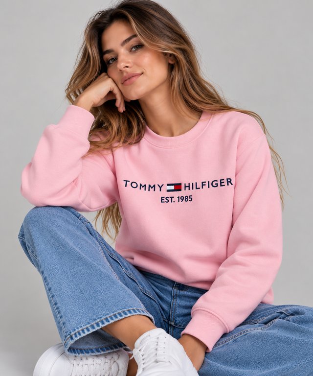 Sudadera Tommy Hilfiger Rosa