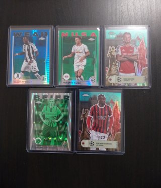 Pack 5 cartas numeradas Topps
