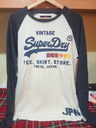 Camiseta Manga Larga Superdry Talla M