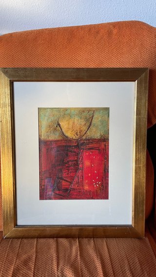 Cuadro con Marco Dorado