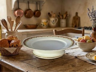🇫🇷 Compotier Art Nouveau Porcelana