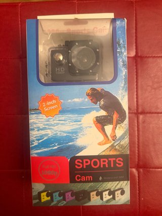 Cámara deportiva tipo GoProFullHD 1080p sumergible