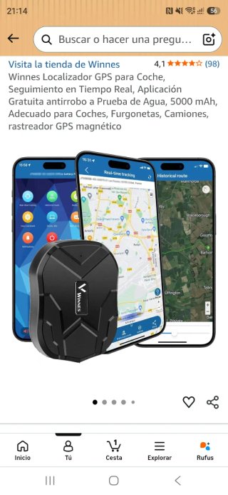 Localizador GPS Winnes para Vehículos