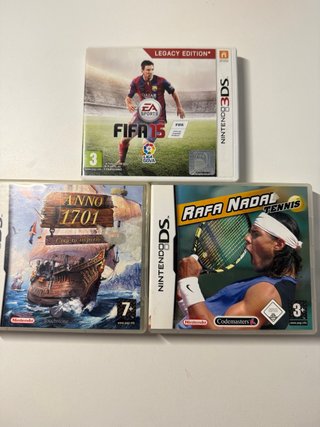 Pack 3 Juegos Nintendo DS / 3DS