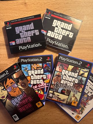 Lote definitivo GTA PS1 y PS2 Coleccionistas.