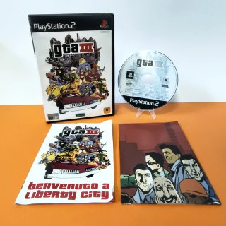GRAND THEFT AUTO 3 III PS2 PLAYSTATION 2 PAL ITA