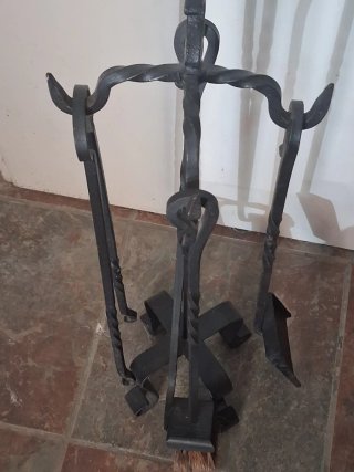 Juego de Accesorios para Chimenea de Hierro