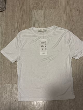 Camiseta Blanca pegada Talla S