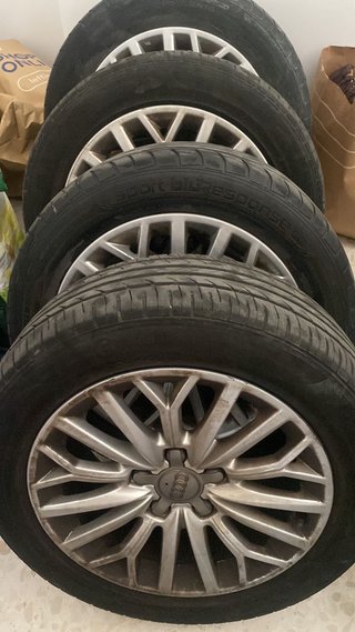 4 Llantas Audi 16 pulgadas con neumáticos