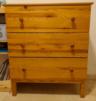 Cajonera de madera