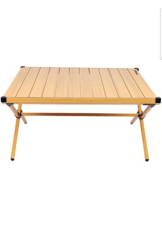Mesa Camping AKTIVE Madera y Metal